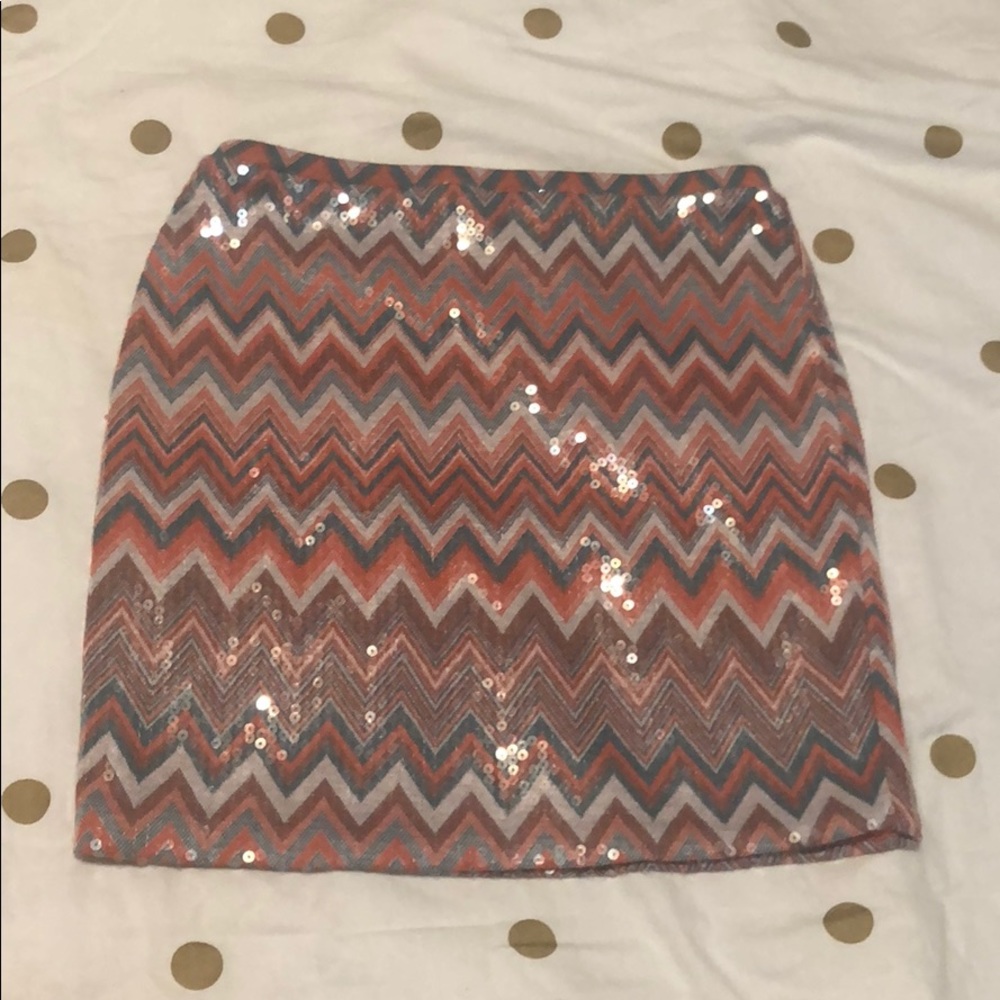 Sequin Mini Skirt